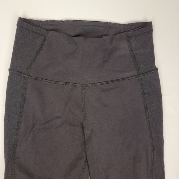 Lululemon Sz 4 High Rise Leggings Featherlight Tight Mesh T60416 - Picture 2 of 8